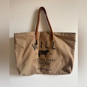 Will Leather Goods tote - made in the USA